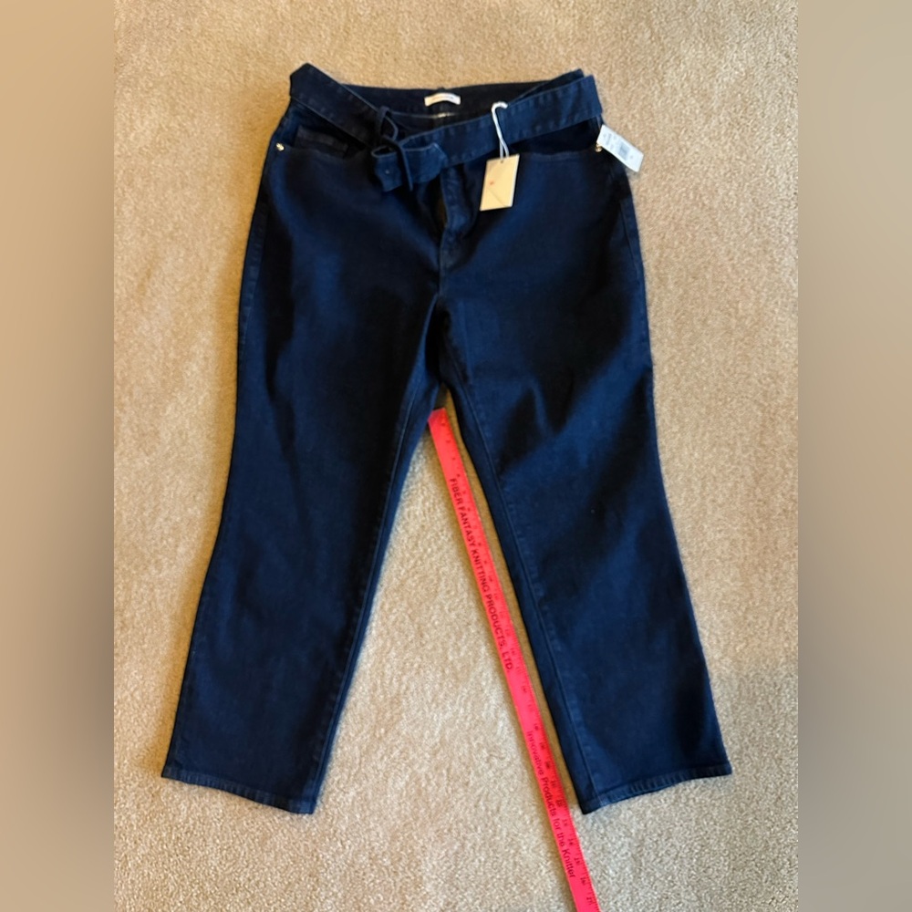 Good American Plus Size Curvy Jeans NWT with Belt